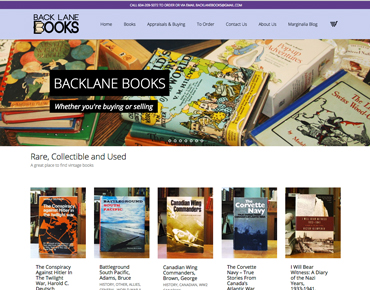 Project Backlane Books e-Commerce